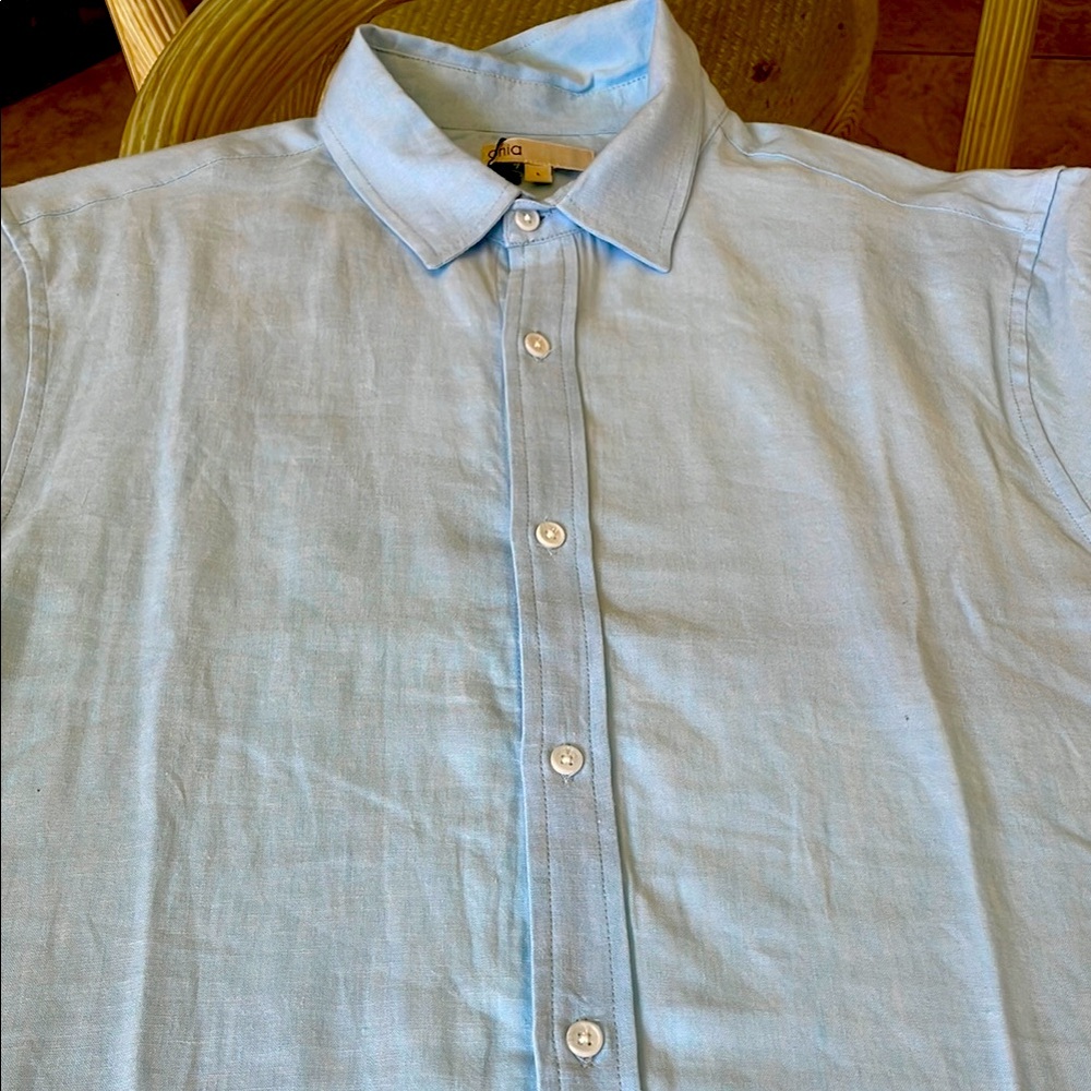 Onia Blue Casual short sleeve shirt